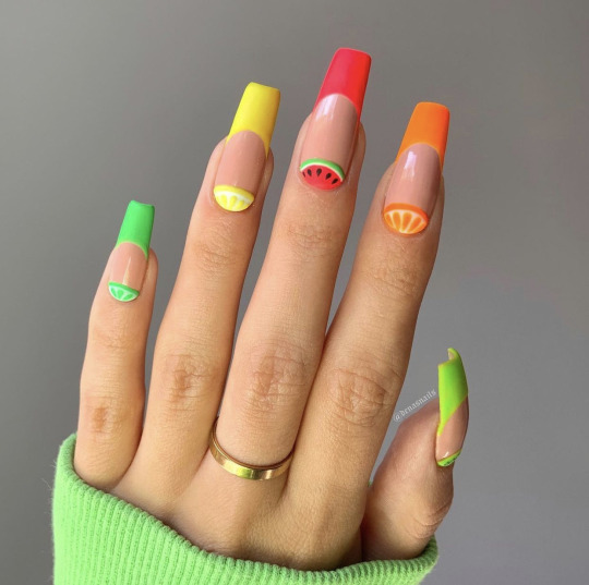 Fruit French Tips