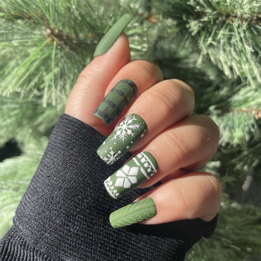 Fun Green Nail Designs