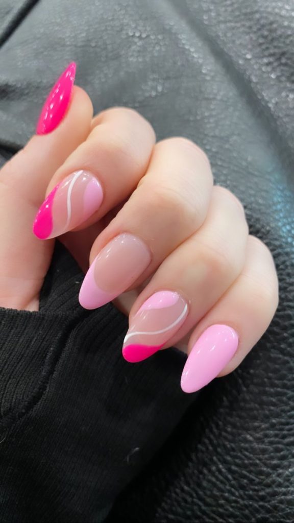 Fun Pink Swirls