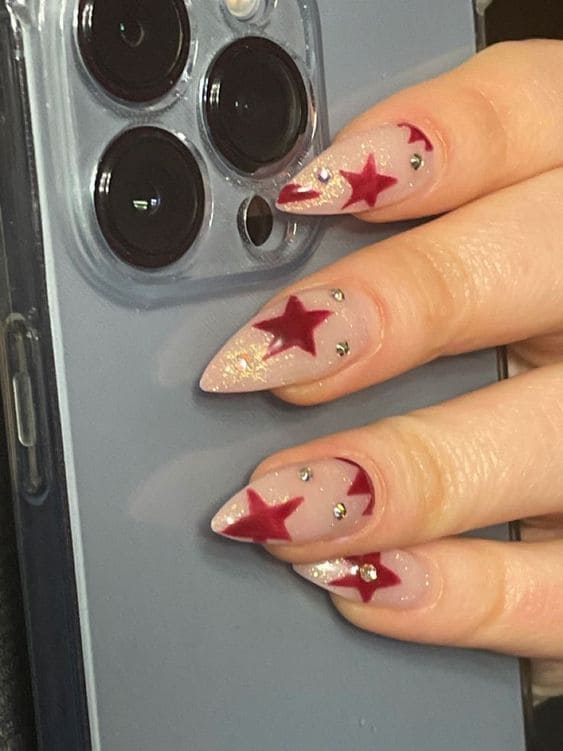  Fun Red Nail Art