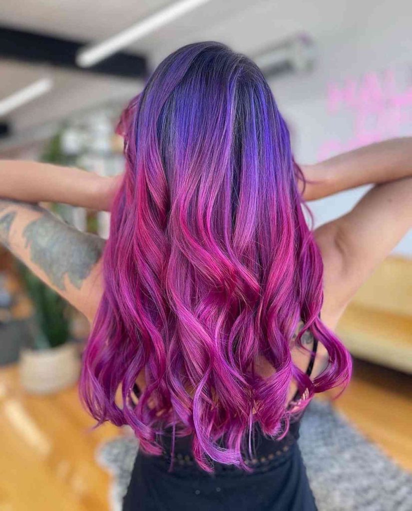 Galaxy Gradient Hair