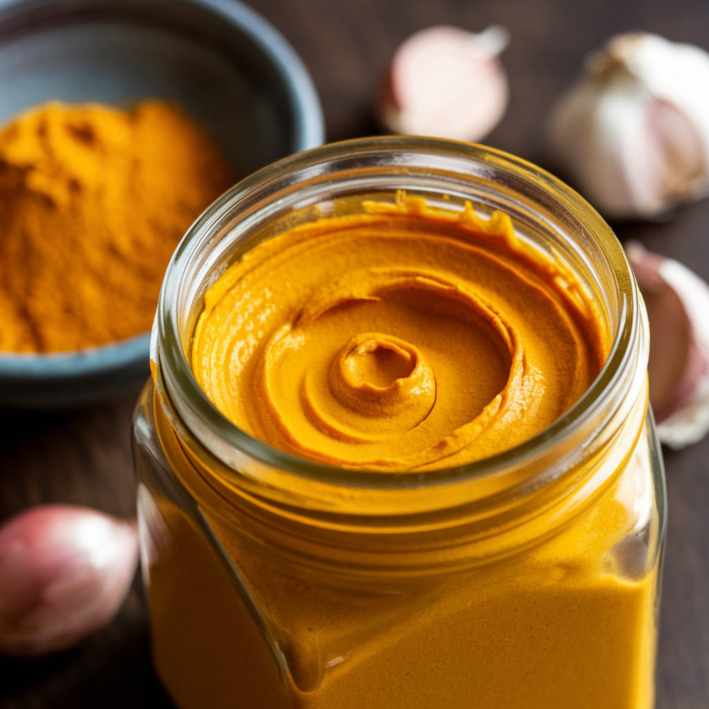 Garlic and Turmeric Paste for Hair Removal Using Garlic