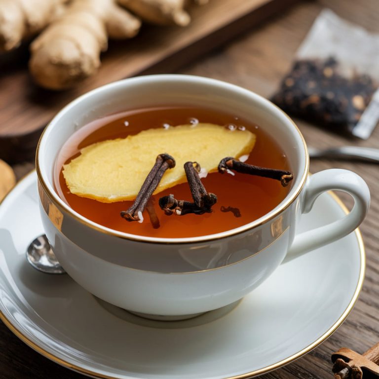 Ginger and Clove Tea for Healthy Hair