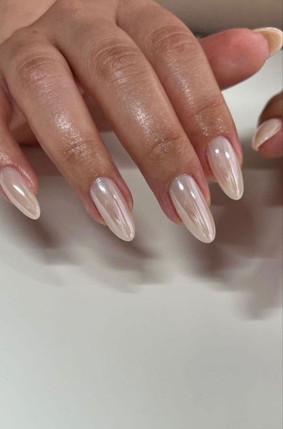 Glazed Neutral Nails