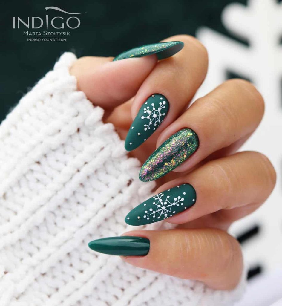 Glittered Snowflakes