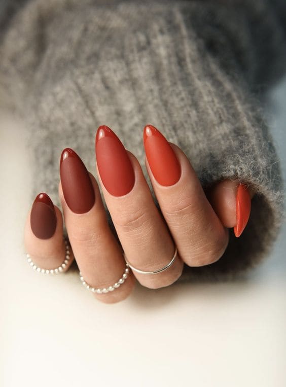 Glossy And Matte Nail Ideas