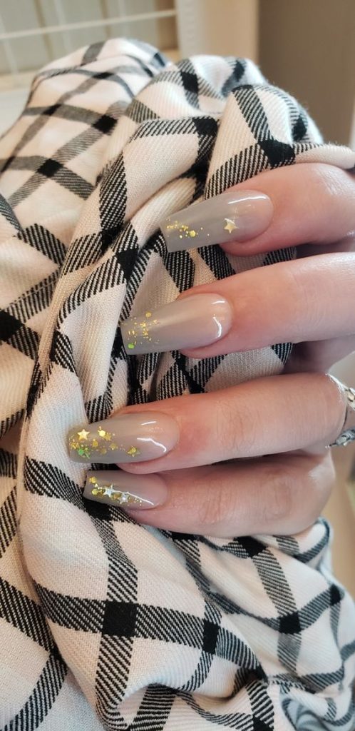 Grey Ombre Tips