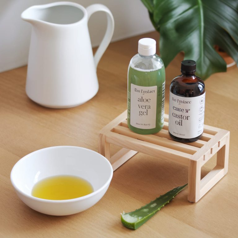 Hair Growth Using Aloe Vera and Castor Oil