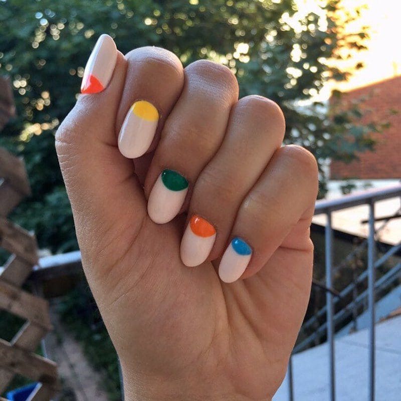 Half Moon French Tips