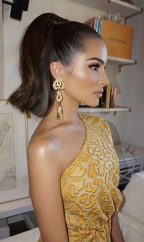Half Up Half Down with a Ponytail