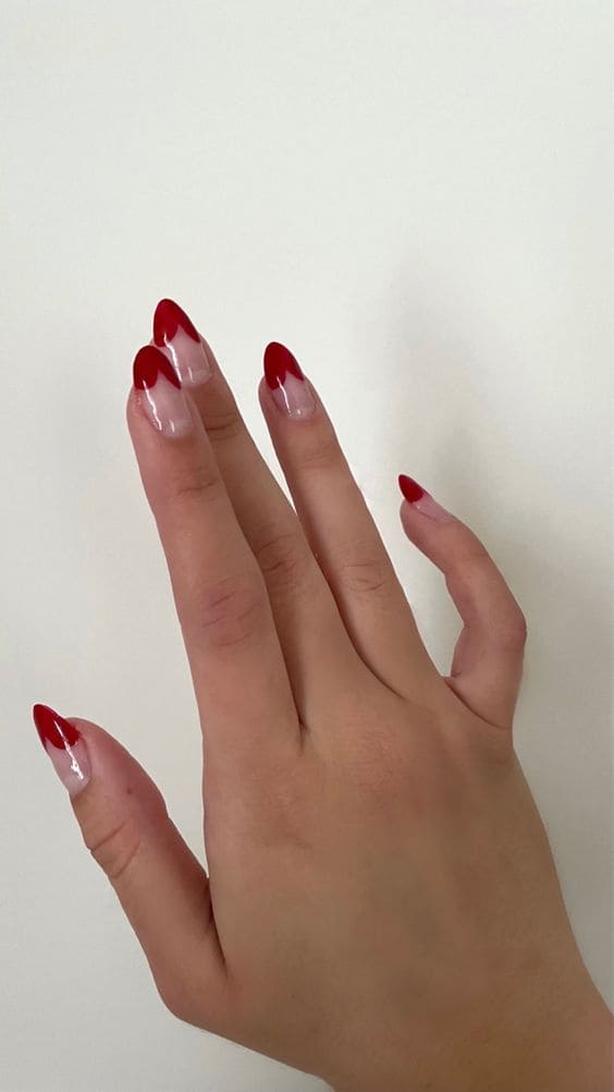Heart French Tips