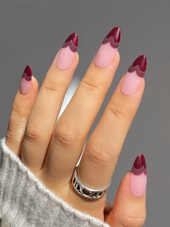 Heart French Tips