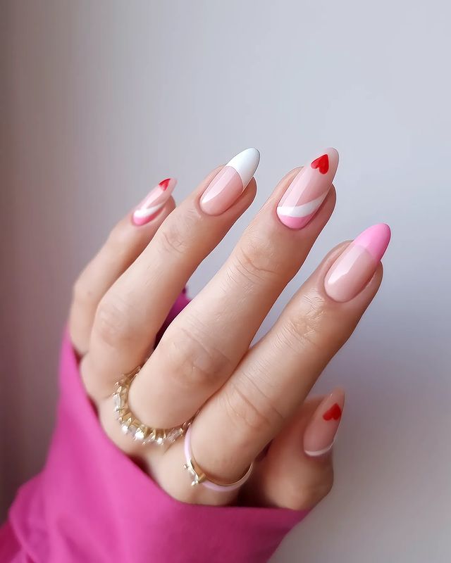 Heart Nails For February