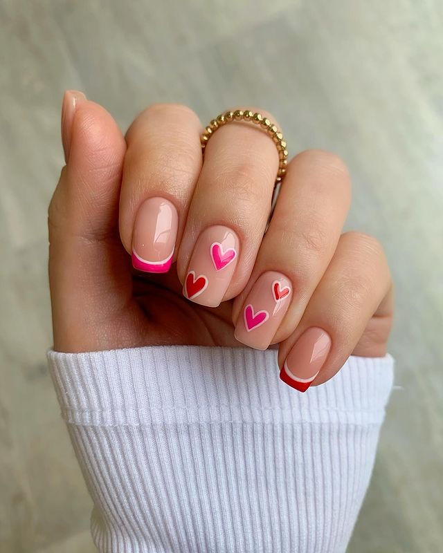 Heart Nails For February