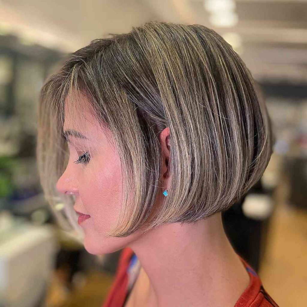 Highlighted Short Bob