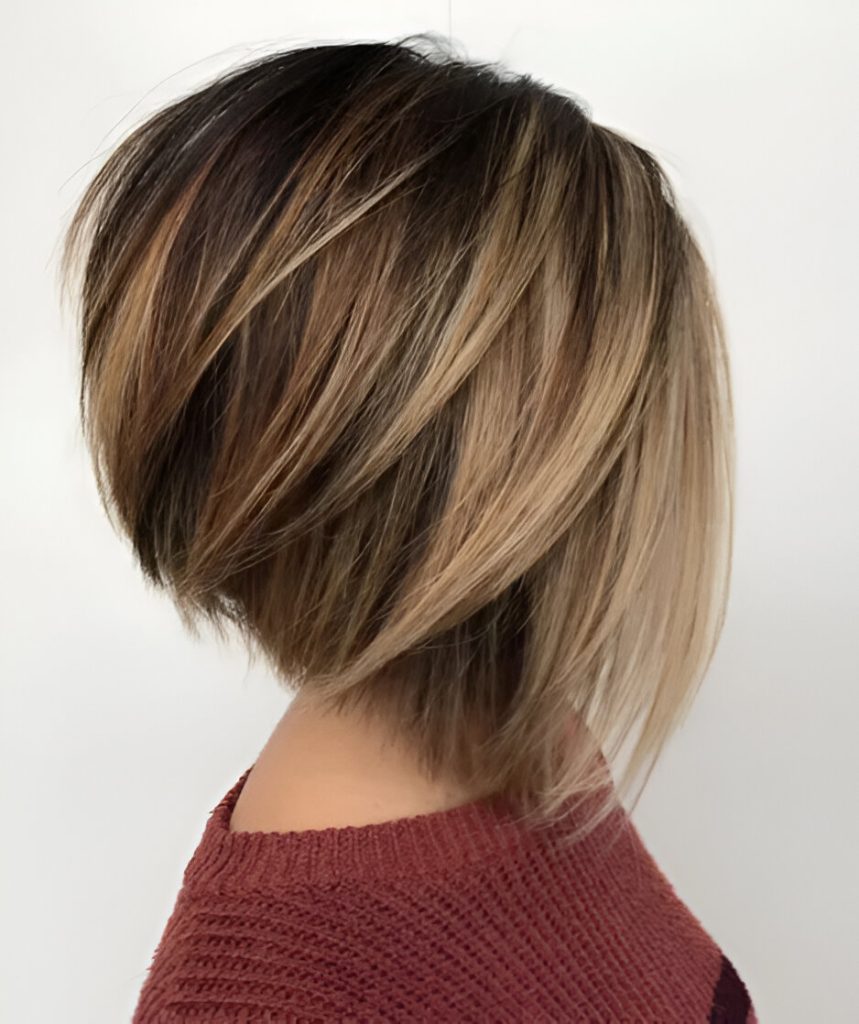 Inverted Bronde Bob
