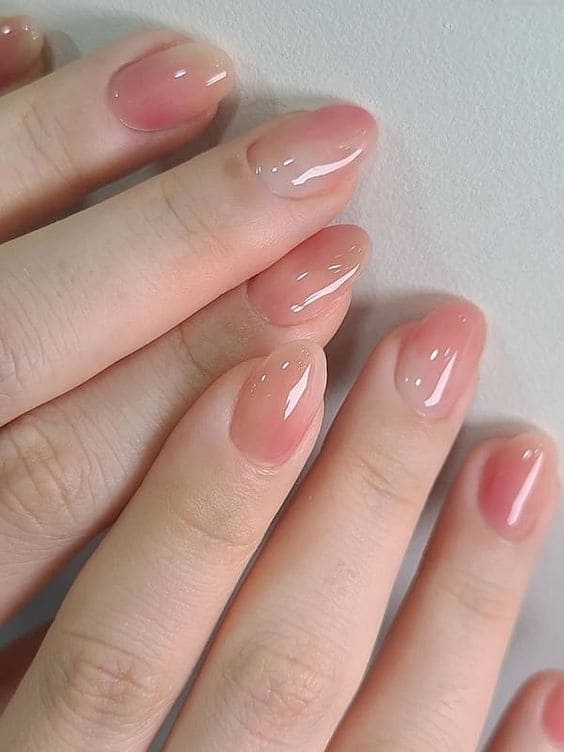 Jelly Nude Summer Nails
