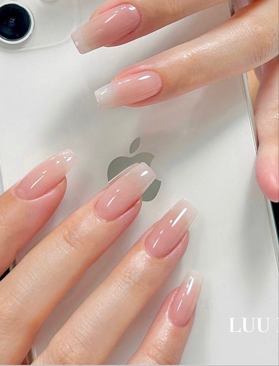 Jelly Nude Summer Nails