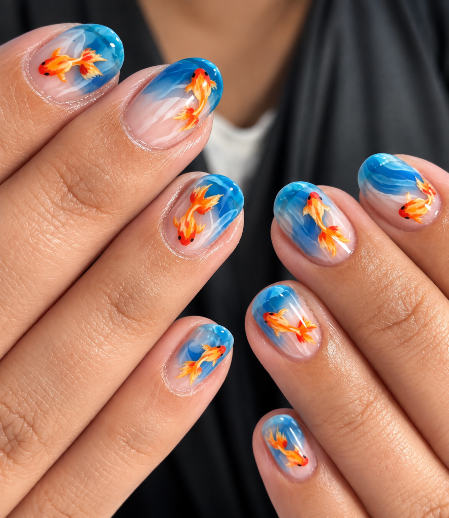 Koi Fish Manicure