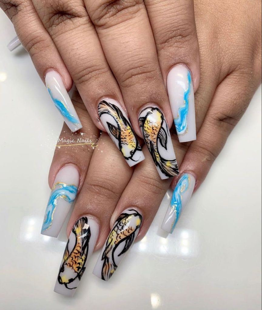 Koi Fish Manicure