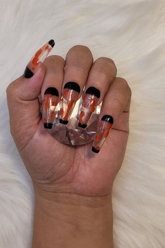Lava Lamp Nails
