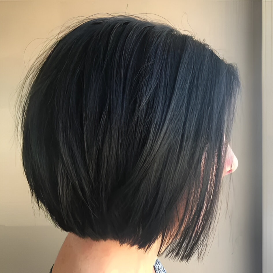 Layered Raven Bob