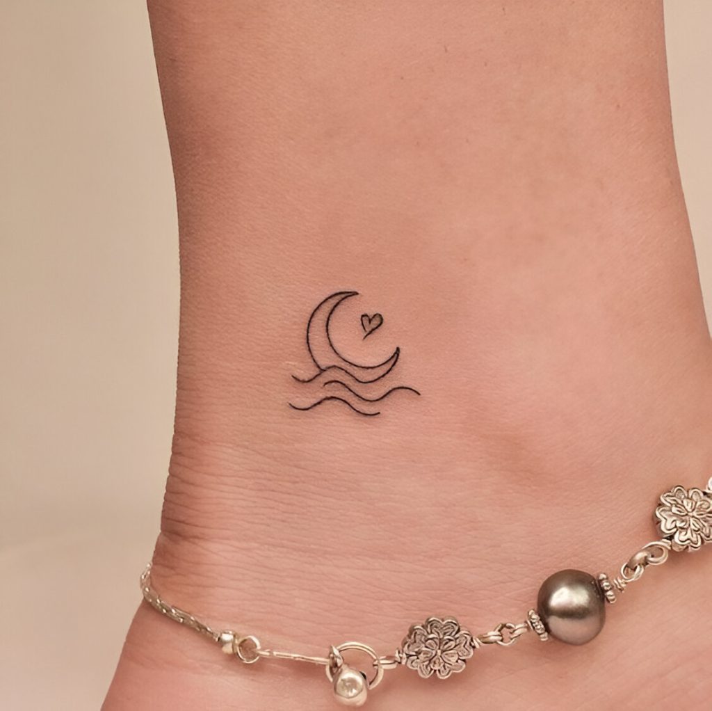  Leg Minimalist Tattoos