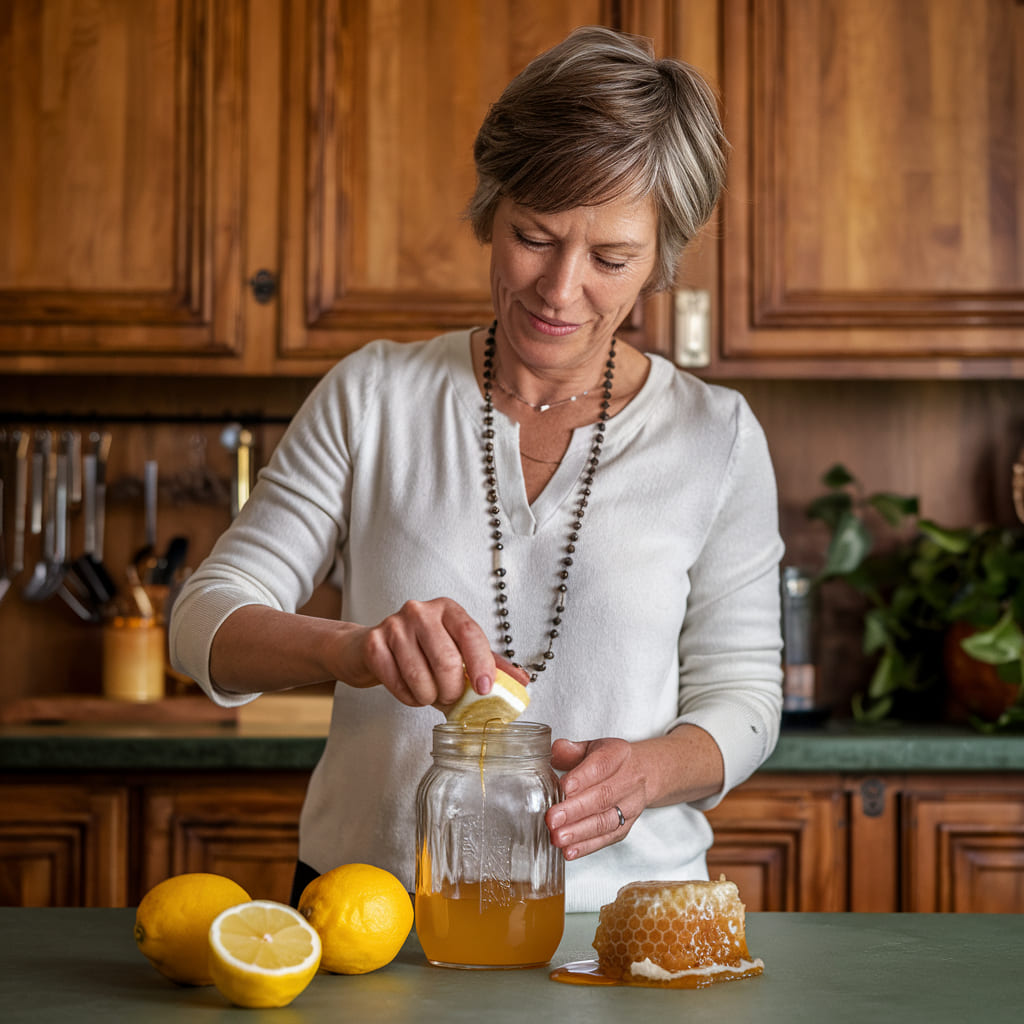 Lemon Juice and Honey Paste