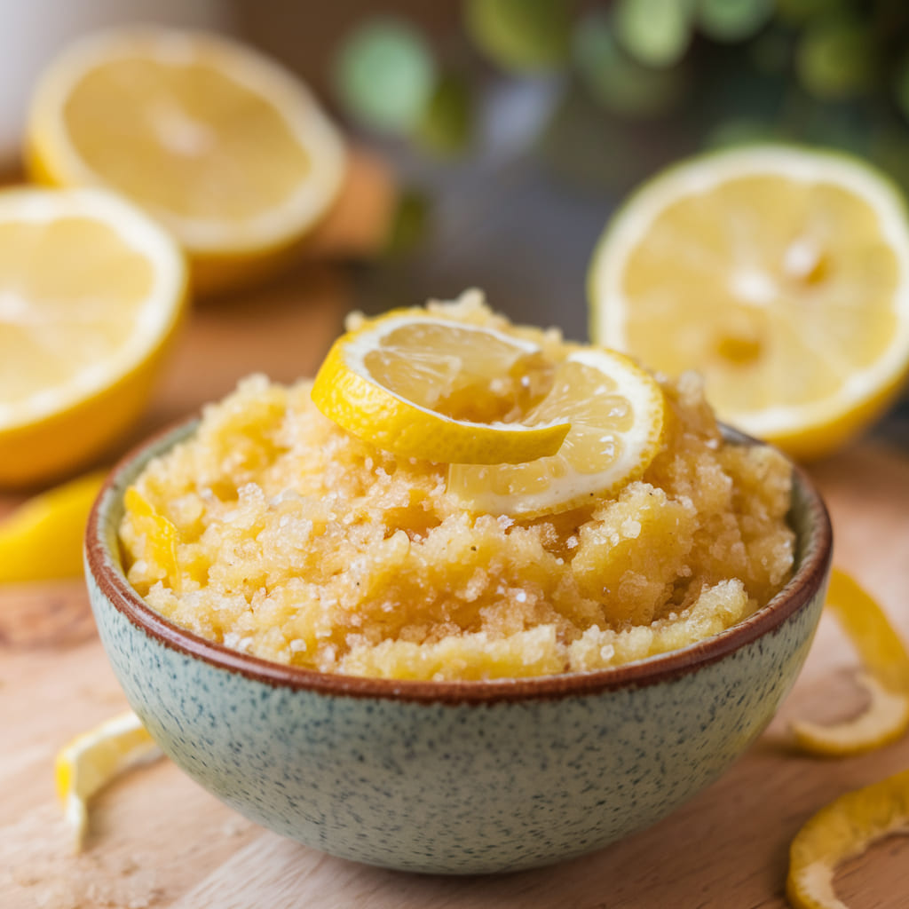 Lemon Peel Scrub
