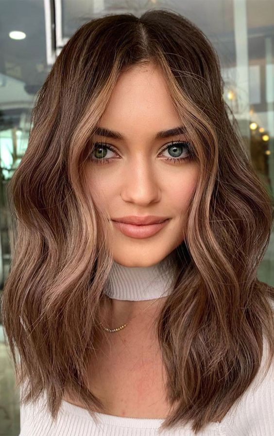 Lob Layered Hair