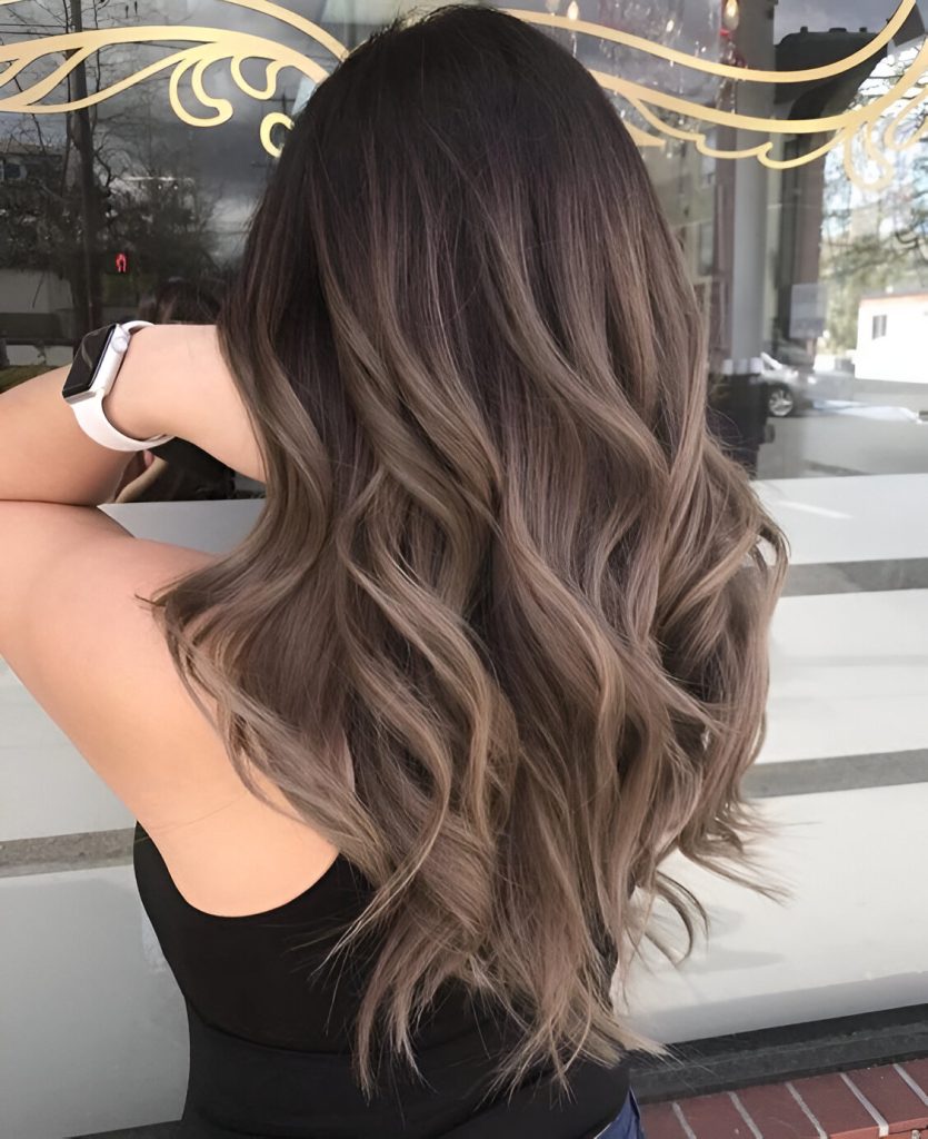 Long Ash Brown Waves