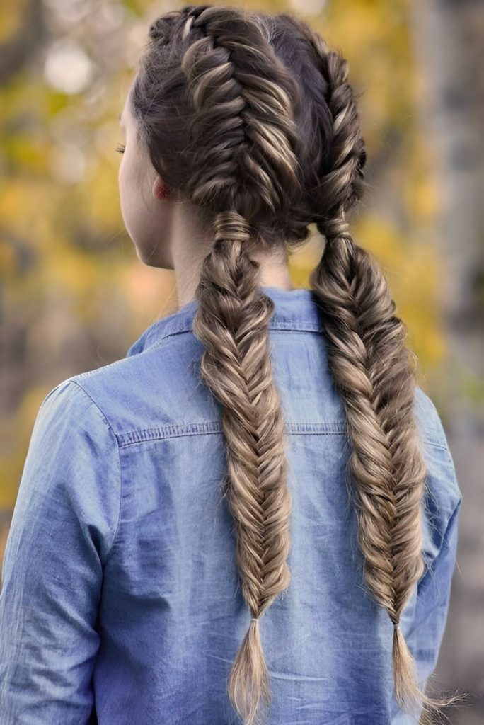 Lovely Fishtail Braids