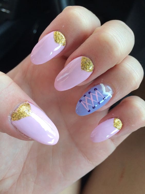Manicure Inspired By Rapunzel