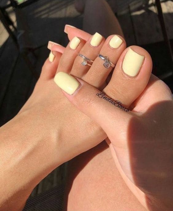 Matching Manicure and Pedicure
