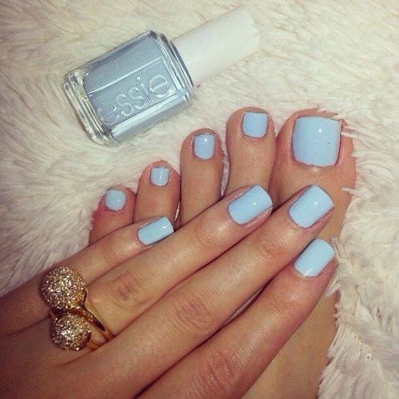 Matching Manicure and Pedicure