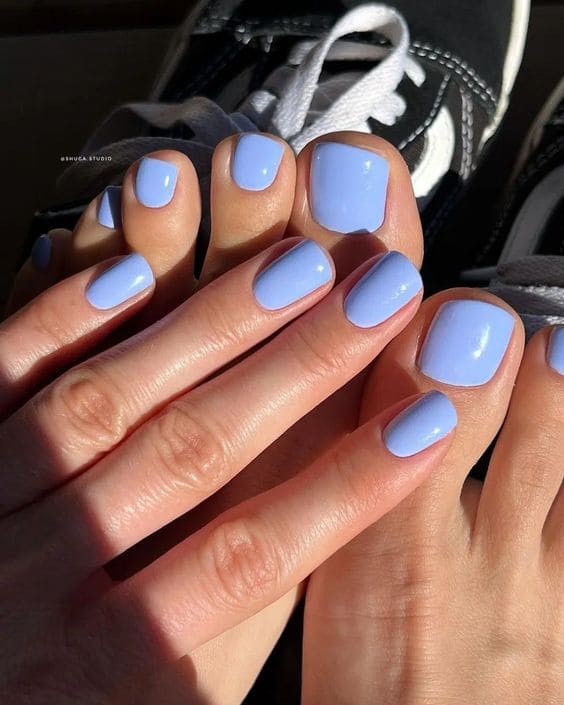 Matching Manicure and Pedicure
