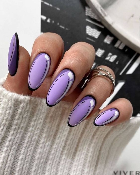 Matte Comic Nails4
