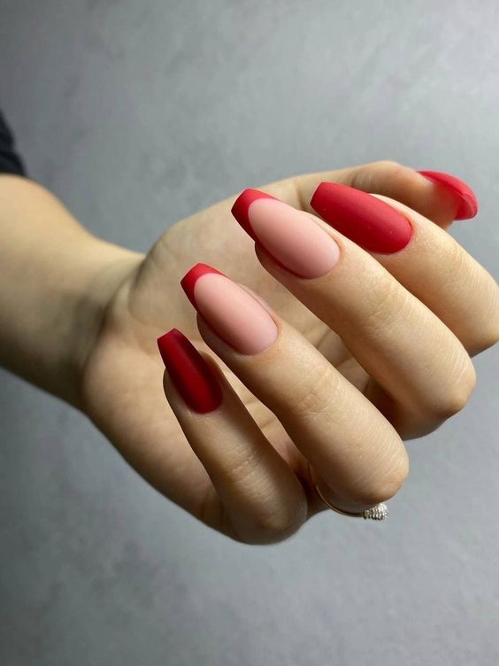 Matte French Manicures