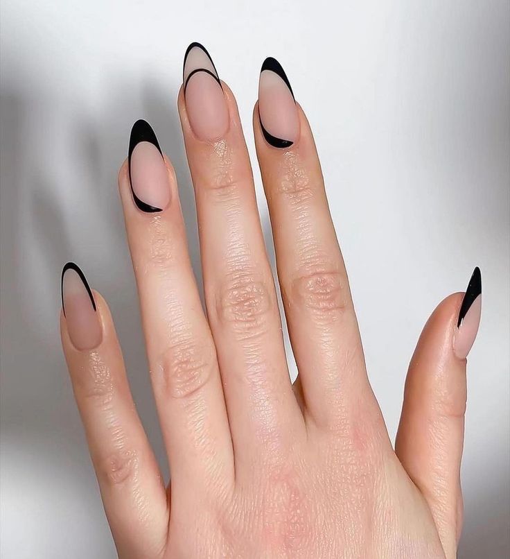 Matte French Manicures7