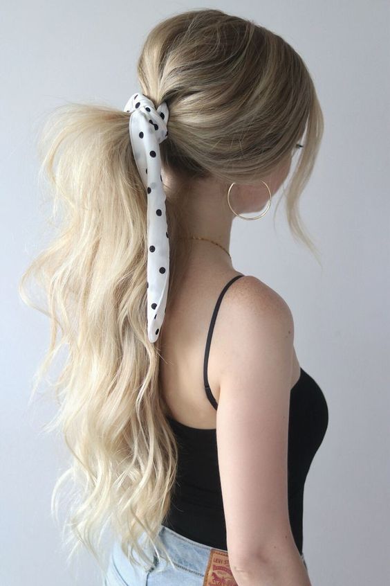 Messy Low Ponytail