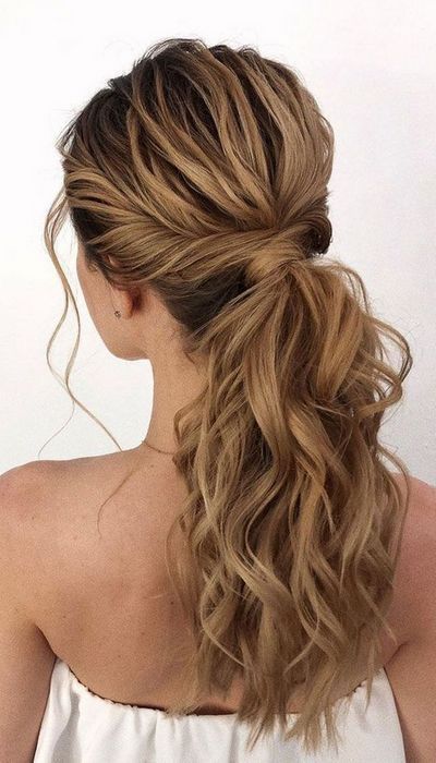 Messy Low Ponytail