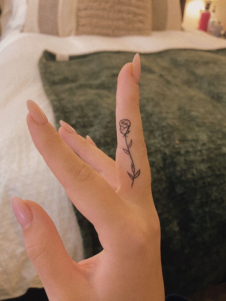 Mini Finger Tattoos