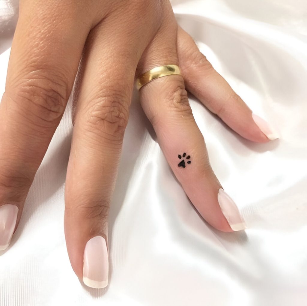 Mini Finger Tattoos