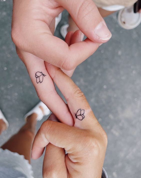 Mini Finger Tattoos