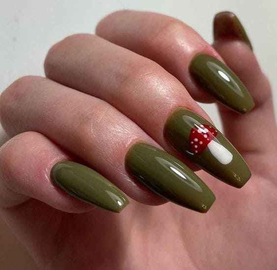 Mushroom Nail Art