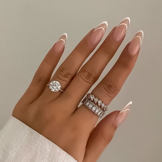 Neutral French Manicure