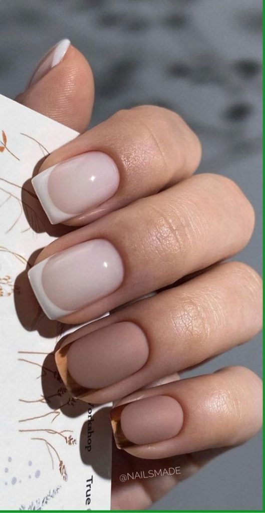 Neutral French Manicure