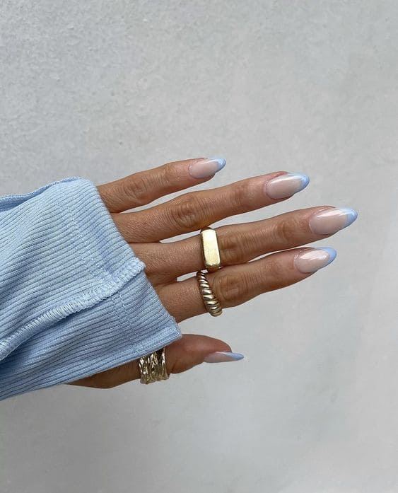 Neutral French Manicure