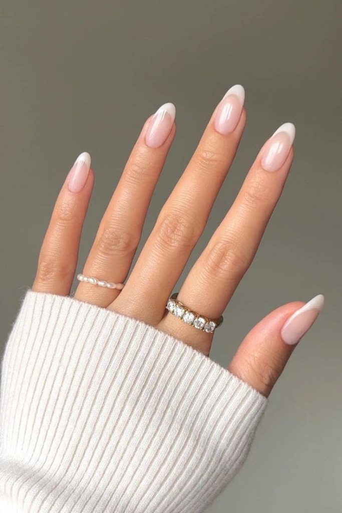 Neutral French Manicure