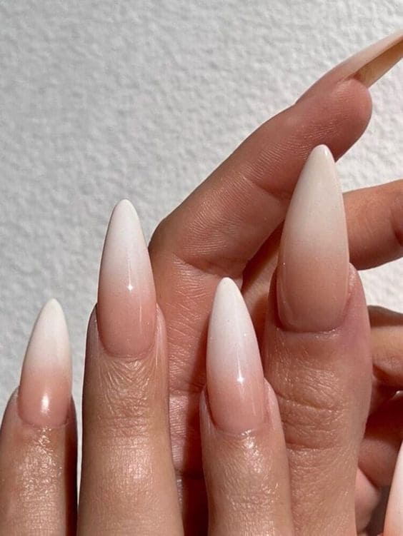 Ombre Nude Summer Nails